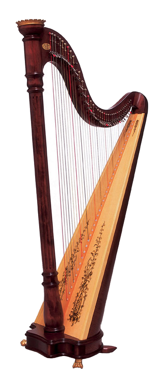 Lara Haase, Mahogany Lyon & Healy Prelude Harp